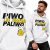 BLUZA ŚMIESZNA  Z KAPTUREM PIWO TO MOJE PALIWO